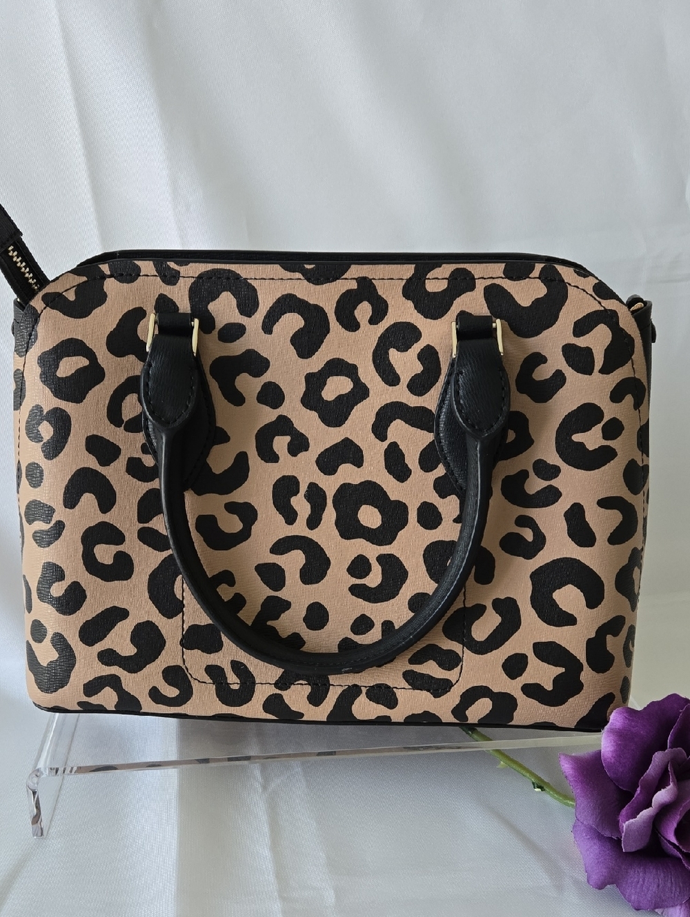 Kate Spade Leopard Shoulder Bag – Like New - Picture 2 of 14